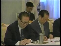 TAJIKISTAN: PRES RAKHMONOV IN TALKS WITH CHINA'S JIANG 2 News Clip