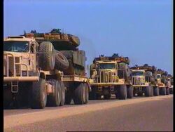 KUWAIT: US ARMY REINFORCEMENTS ARRIVE IN KUWAIT News Clip