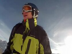 Man carrying snowboard.  - 1920x1080 Stock Footage