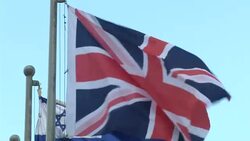 Israeli and British flags flying News Clip