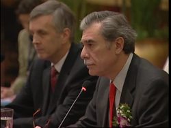 WRAP US Sec of Commerce and Health Sec speak on trade, product safety News Clip