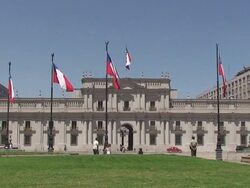 Palacio de La Moneda - Santiago, Chile Stock Footage
