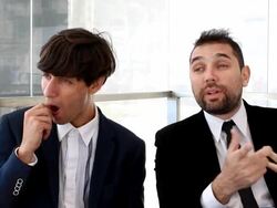 INTERVIEW - Agustin Toscano and Ezequiel Radusky Stock Footage