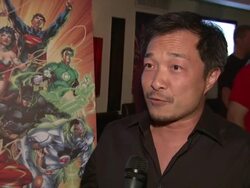 INTERVIEW: Jim Lee says this experience is like a delayed performance when he gets to see the response to work he's been doing in isolation Stock Footage