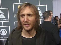 INTERVIEW: David Guetta on his win tonight at the 53rd GRAMMY Awards - Arrivals Part 3 at Los Angeles CA. (Footage by WireImage Video/GettyImages) Stock Footage
