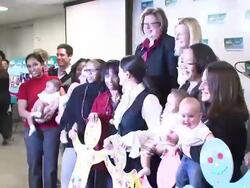 Salma Hayek and UNICEF Announce 2nd Wave of 'One Pack = One Vaccine' Campaign Stock Footage