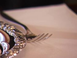 SETTING THE TABLE Stock Footage