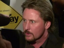 Emilio Estevez at 'The Way' premiere in New York on 10/5/2011  (Footage by WireImage Video/Getty Images Entertainment Video) Stock Footage