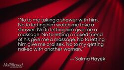 Salma Hayek Opens Up About Harvey Weinstein Demands In Candid Op-Ed | THR News News Clip