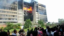 CLEAN : Suspected arson at giant Bangladesh garmen News Clip