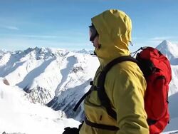 Mountain climbing (HD 1080) Stock Footage