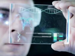Examining the DNA. Stock Footage