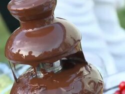 HD: Chocolate fondue Stock Footage