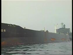 Singapore - Oil tankers collide News Clip