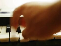 HD: Piano player Stock Footage