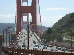 Golden Gate Bridge (PAL) Stock Footage