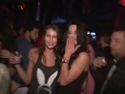 ATMOSPHERE - festivities at The Playboy Party Presented By Crown Royal Stock Footage