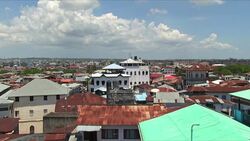 View of Zanzibar City - Africa Stock Footage
