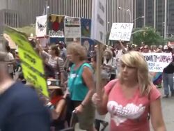 People's Climate March - NYC Stock Footage