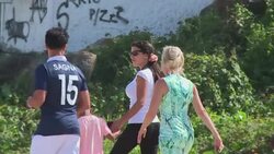 CLEAN : World Cup: France players relax in Rio with wives girlfriends News Clip