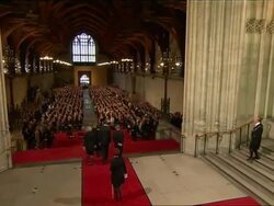 Barack Obama Enters Westminster Hall News Clip