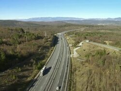 Traffic On The Highway Stock Footage