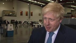 Boris Johnson Interview - EU Referendum Campaigning at Ginetta Cars in Leeds, North Yorkshire News Clip