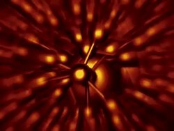 Orbiting atoms Stock Footage