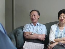 Senior Adults Have a Discussion Stock Footage