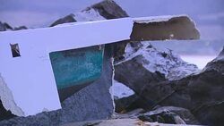 Wrecked migrant boat on Spanish shore News Clip