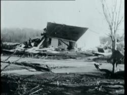 Tornado hits the Midwest Stock Footage