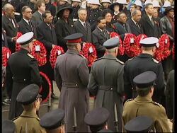 UK: LONDON: QUEEN ELIZABETH II LEADS REMEMBRANCE SUNDAY SERVICE Instructional Video