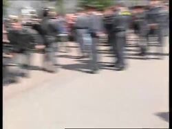 Arrests at anti-globalisation demonstration News Clip