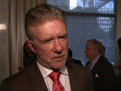 INTERVIEW - Alan Thicke on the event at â€œCool Comedy / Hot Cuisineâ€ Stock Footage