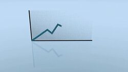 Diagram growth Stock Footage