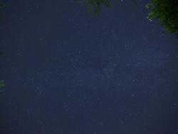 (Timelapse) Night Sky Stock Footage