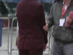 Drake Doremus at the Like Crazy UK Premiere: 55th BFI London Film Festival at London England. (Footage by WireImage Video/Getty Images Entertainment Video) Stock Footage