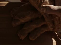 Porcelain production process Stock Footage