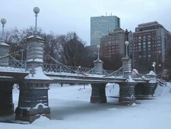 Winter in Boston Stock Footage