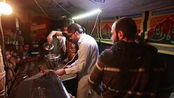 CLEAN : Syria: Shiite Muslims attend Ashura prayers in Damascus News Clip