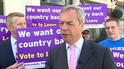 Nigel Farage speaks on Brexit News Clip