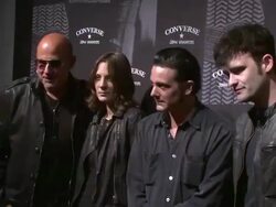 John Varvatos and Black Rebel Motorcycle Club at John Varvatos and Converse celebrate the launch of the Converse by John Varvatos Weapon Stock Footage