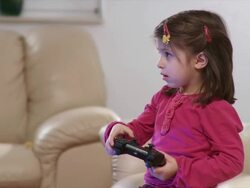 HD: Playing Video Games Stock Footage