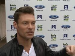 INTERVIEW - Ryan Seacrest on the Foundation at the Ryan Seacrest, Ford, The Recording Academy And GRAMMY Foundation Celebrate National Semi-Finalist For The Music Educator Award Stock Footage