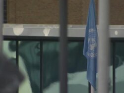 UN Headquarters in Manhattan News Clip