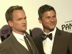Neil Patrick Harris at The Book Of Mormon Los Angeles Opening Night Stock Footage