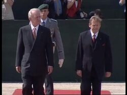 GERMANY: BERLIN: CZECH PRESIDENT HAVEL THREE DAY VISIT News Clip