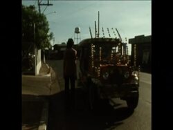 SYND 28 5 73 JEEPNEY TRANSPORT BANNED IN THE PHILIPPINES News Clip