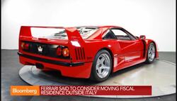 Ferrari Considers Fiscal Residence Outside of Italy News Clip