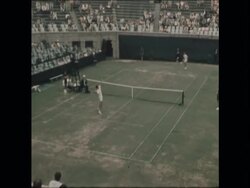 SYND 3-9-69 FOREST HILLS TENNIS NEWCOMBE V RIESEN Instructional Video